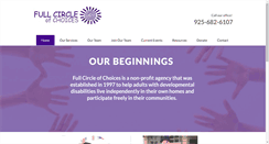 Desktop Screenshot of fullcircleofchoices.org