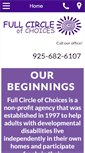 Mobile Screenshot of fullcircleofchoices.org